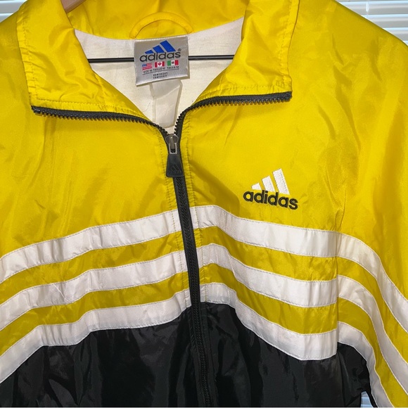ADIDAS Vintage Windbreaker Zip Up Jacket - Picture 4 of 9